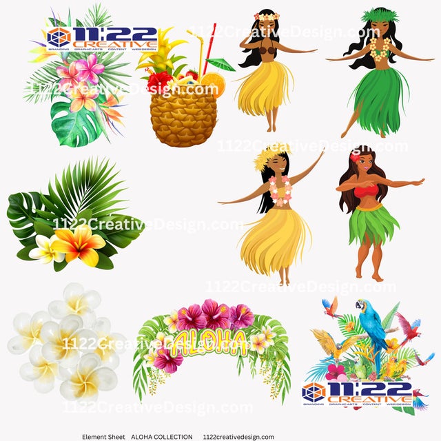 Our Aloha Collection! Original Vinyl Designs for Tumblers