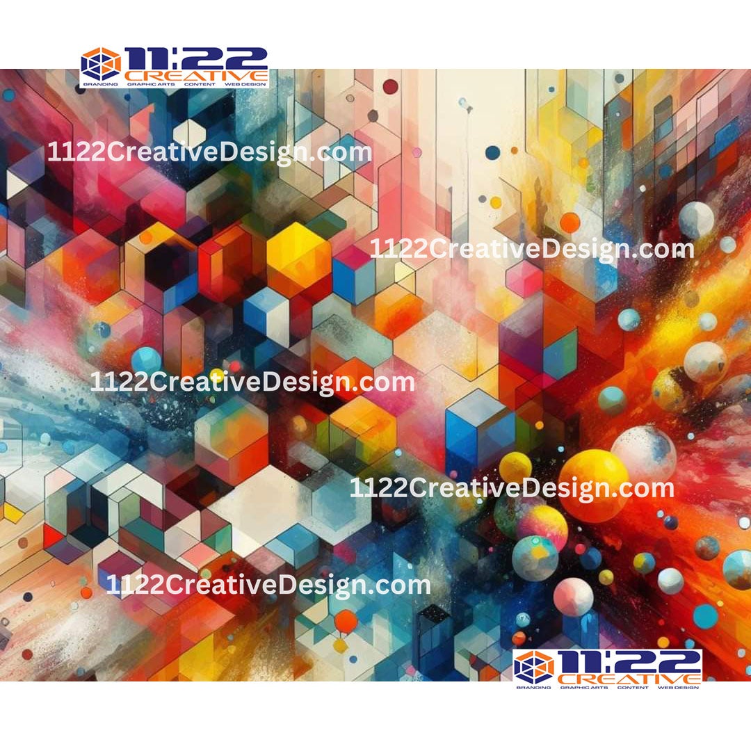 Geometric Explosion Adhesive Patterned Vinyl Sheet | 11:22 Creative ...